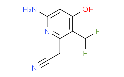 6-Amino-3-(difluoromethyl)-4-hydroxypyridine-2-acetonitrile