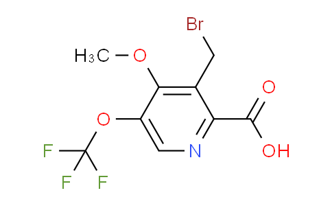 AM147883 | 1804945-89-8 | 3-(Bromomethyl)-4-methoxy-5-(trifluoromethoxy)pyridine-2-carboxylic acid