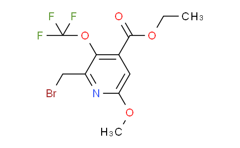 AM147885 | 1804636-25-6 | Ethyl 2-(bromomethyl)-6-methoxy-3-(trifluoromethoxy)pyridine-4-carboxylate