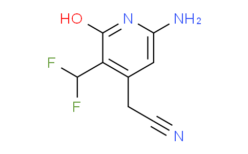 6-Amino-3-(difluoromethyl)-2-hydroxypyridine-4-acetonitrile