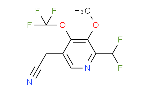 AM147891 | 1806754-32-4 | 2-(Difluoromethyl)-3-methoxy-4-(trifluoromethoxy)pyridine-5-acetonitrile