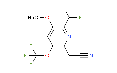 AM147894 | 1806017-41-3 | 2-(Difluoromethyl)-3-methoxy-5-(trifluoromethoxy)pyridine-6-acetonitrile