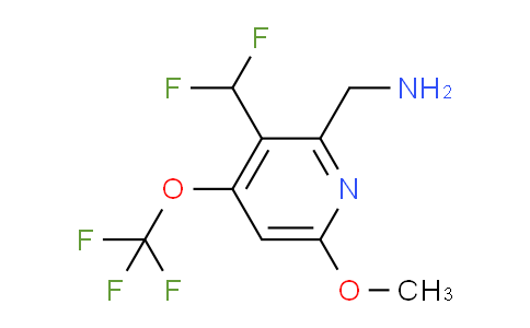 2-(Aminomethyl)-3-(difluoromethyl)-6-methoxy-4-(trifluoromethoxy)pyridine