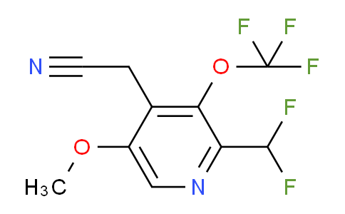 AM147904 | 1806746-57-5 | 2-(Difluoromethyl)-5-methoxy-3-(trifluoromethoxy)pyridine-4-acetonitrile