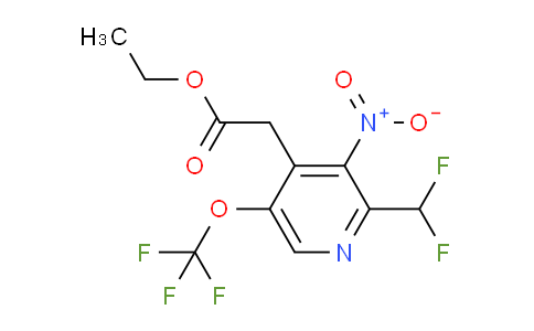 AM147919 | 1805090-52-1 | Ethyl 2-(difluoromethyl)-3-nitro-5-(trifluoromethoxy)pyridine-4-acetate