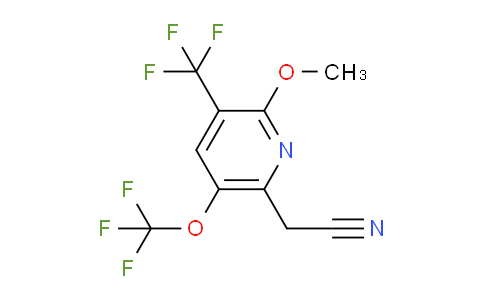 AM147948 | 1804931-05-2 | 2-Methoxy-5-(trifluoromethoxy)-3-(trifluoromethyl)pyridine-6-acetonitrile