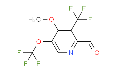 4-Methoxy-5-(trifluoromethoxy)-3-(trifluoromethyl)pyridine-2-carboxaldehyde