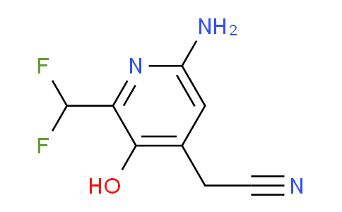 AM14796 | 1805132-02-8 | 6-Amino-2-(difluoromethyl)-3-hydroxypyridine-4-acetonitrile
