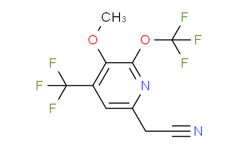 3-Methoxy-2-(trifluoromethoxy)-4-(trifluoromethyl)pyridine-6-acetonitrile