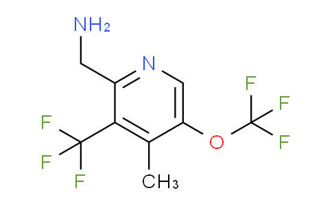 2-(Aminomethyl)-4-methyl-5-(trifluoromethoxy)-3-(trifluoromethyl)pyridine