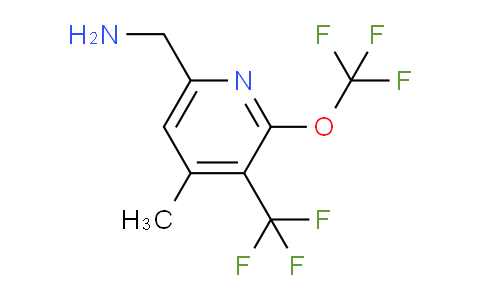 6-(Aminomethyl)-4-methyl-2-(trifluoromethoxy)-3-(trifluoromethyl)pyridine