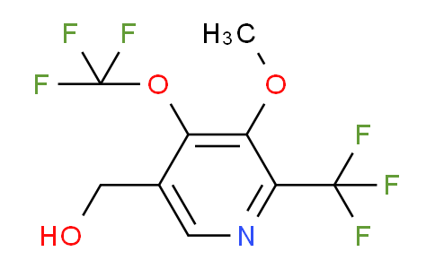 3-Methoxy-4-(trifluoromethoxy)-2-(trifluoromethyl)pyridine-5-methanol