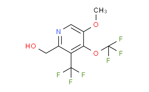 5-Methoxy-4-(trifluoromethoxy)-3-(trifluoromethyl)pyridine-2-methanol