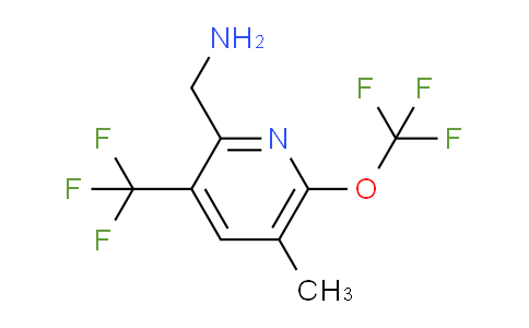 2-(Aminomethyl)-5-methyl-6-(trifluoromethoxy)-3-(trifluoromethyl)pyridine