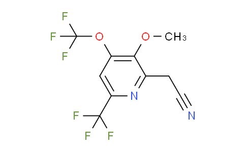 AM147980 | 1806760-39-3 | 3-Methoxy-4-(trifluoromethoxy)-6-(trifluoromethyl)pyridine-2-acetonitrile