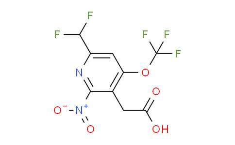 AM147991 | 1805086-52-5 | 6-(Difluoromethyl)-2-nitro-4-(trifluoromethoxy)pyridine-3-acetic acid