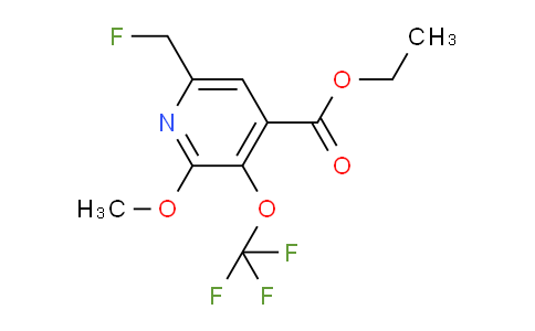 Ethyl 6-(fluoromethyl)-2-methoxy-3-(trifluoromethoxy)pyridine-4-carboxylate