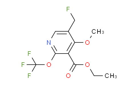 Ethyl 5-(fluoromethyl)-4-methoxy-2-(trifluoromethoxy)pyridine-3-carboxylate