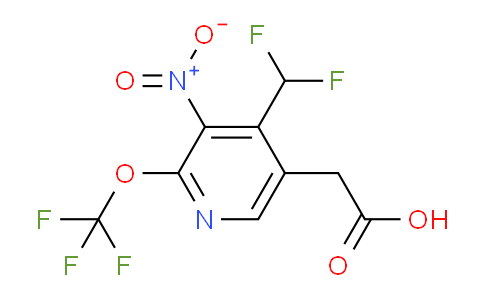 AM148011 | 1805299-81-3 | 4-(Difluoromethyl)-3-nitro-2-(trifluoromethoxy)pyridine-5-acetic acid
