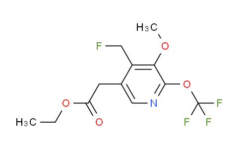 AM148023 | 1805098-81-0 | Ethyl 4-(fluoromethyl)-3-methoxy-2-(trifluoromethoxy)pyridine-5-acetate