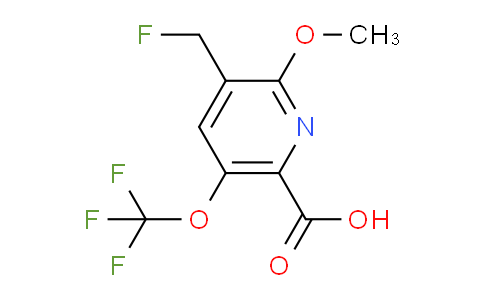 AM148034 | 1806749-59-6 | 3-(Fluoromethyl)-2-methoxy-5-(trifluoromethoxy)pyridine-6-carboxylic acid