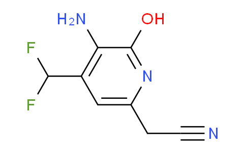 AM14804 | 1805322-82-0 | 3-Amino-4-(difluoromethyl)-2-hydroxypyridine-6-acetonitrile