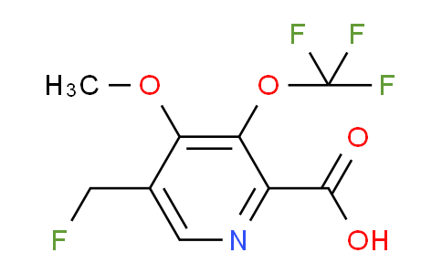 AM148045 | 1806749-71-2 | 5-(Fluoromethyl)-4-methoxy-3-(trifluoromethoxy)pyridine-2-carboxylic acid