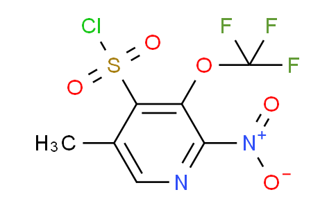 5-Methyl-2-nitro-3-(trifluoromethoxy)pyridine-4-sulfonyl chloride