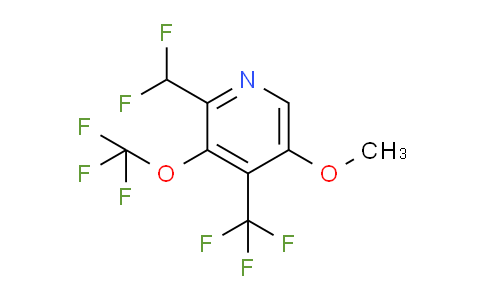 2-(Difluoromethyl)-5-methoxy-3-(trifluoromethoxy)-4-(trifluoromethyl)pyridine