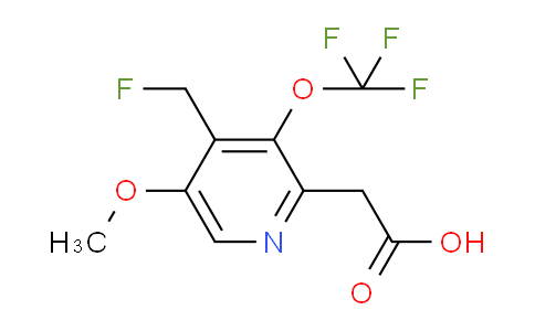 AM148057 | 1806758-34-8 | 4-(Fluoromethyl)-5-methoxy-3-(trifluoromethoxy)pyridine-2-acetic acid
