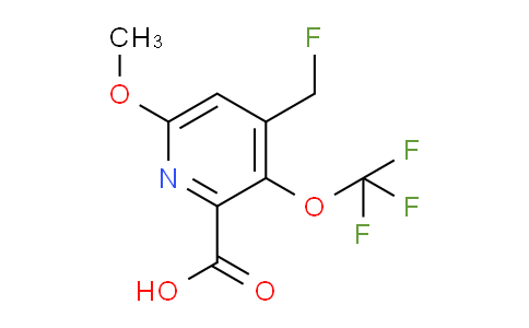 4-(Fluoromethyl)-6-methoxy-3-(trifluoromethoxy)pyridine-2-carboxylic acid