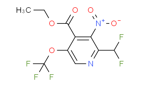 AM148075 | 1805293-60-0 | Ethyl 2-(difluoromethyl)-3-nitro-5-(trifluoromethoxy)pyridine-4-carboxylate