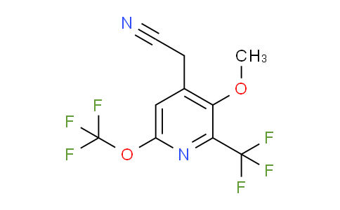 AM148086 | 1804936-58-0 | 3-Methoxy-6-(trifluoromethoxy)-2-(trifluoromethyl)pyridine-4-acetonitrile