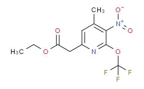 AM148095 | 1805295-40-2 | Ethyl 4-methyl-3-nitro-2-(trifluoromethoxy)pyridine-6-acetate