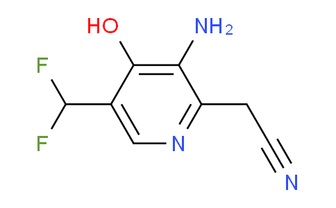 AM14811 | 1803697-78-0 | 3-Amino-5-(difluoromethyl)-4-hydroxypyridine-2-acetonitrile
