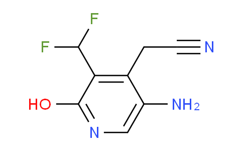 5-Amino-3-(difluoromethyl)-2-hydroxypyridine-4-acetonitrile