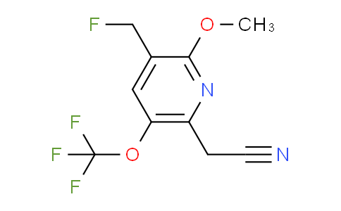 AM148146 | 1806771-59-4 | 3-(Fluoromethyl)-2-methoxy-5-(trifluoromethoxy)pyridine-6-acetonitrile