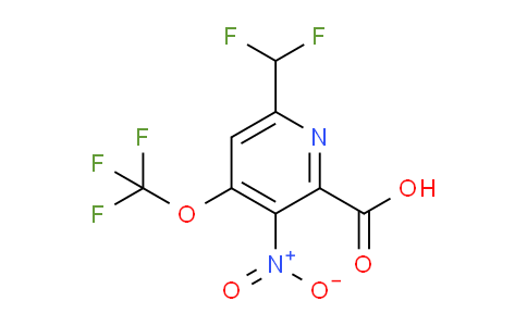 AM148148 | 1806049-27-3 | 6-(Difluoromethyl)-3-nitro-4-(trifluoromethoxy)pyridine-2-carboxylic acid