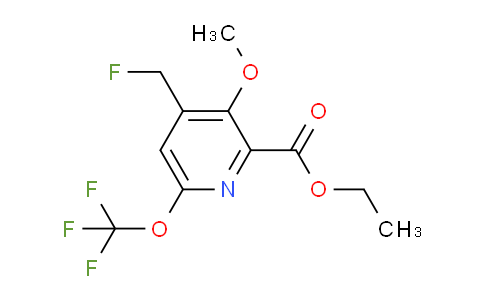 AM148156 | 1806757-39-0 | Ethyl 4-(fluoromethyl)-3-methoxy-6-(trifluoromethoxy)pyridine-2-carboxylate