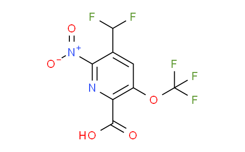AM148157 | 1806049-36-4 | 3-(Difluoromethyl)-2-nitro-5-(trifluoromethoxy)pyridine-6-carboxylic acid