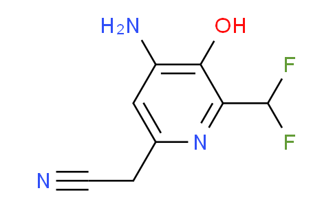 4-Amino-2-(difluoromethyl)-3-hydroxypyridine-6-acetonitrile