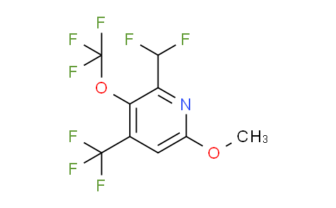 AM148160 | 1804936-28-4 | 2-(Difluoromethyl)-6-methoxy-3-(trifluoromethoxy)-4-(trifluoromethyl)pyridine