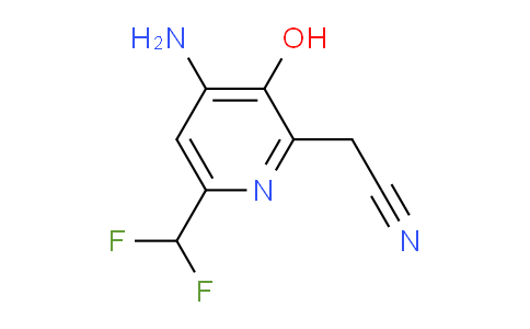 4-Amino-6-(difluoromethyl)-3-hydroxypyridine-2-acetonitrile