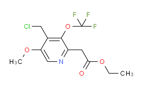 AM148182 | 1806748-08-2 | Ethyl 4-(chloromethyl)-5-methoxy-3-(trifluoromethoxy)pyridine-2-acetate