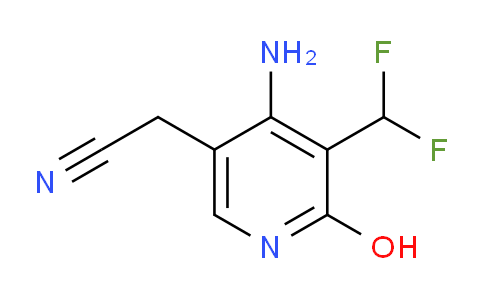 4-Amino-3-(difluoromethyl)-2-hydroxypyridine-5-acetonitrile