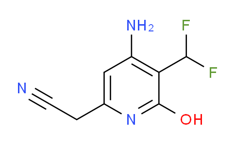 4-Amino-3-(difluoromethyl)-2-hydroxypyridine-6-acetonitrile