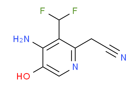 AM14823 | 1805952-62-8 | 4-Amino-3-(difluoromethyl)-5-hydroxypyridine-2-acetonitrile