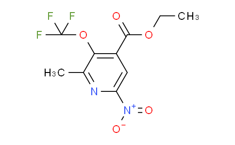Ethyl 2-methyl-6-nitro-3-(trifluoromethoxy)pyridine-4-carboxylate