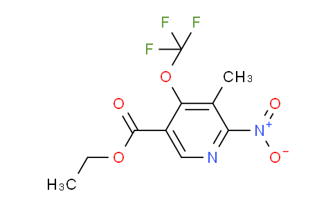 Ethyl 3-methyl-2-nitro-4-(trifluoromethoxy)pyridine-5-carboxylate