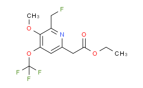AM148239 | 1806758-58-6 | Ethyl 2-(fluoromethyl)-3-methoxy-4-(trifluoromethoxy)pyridine-6-acetate